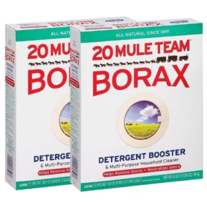 20 Mule Team Borax Detergent Booster and Household Cleaner, 65 Ounce – 2 Pack